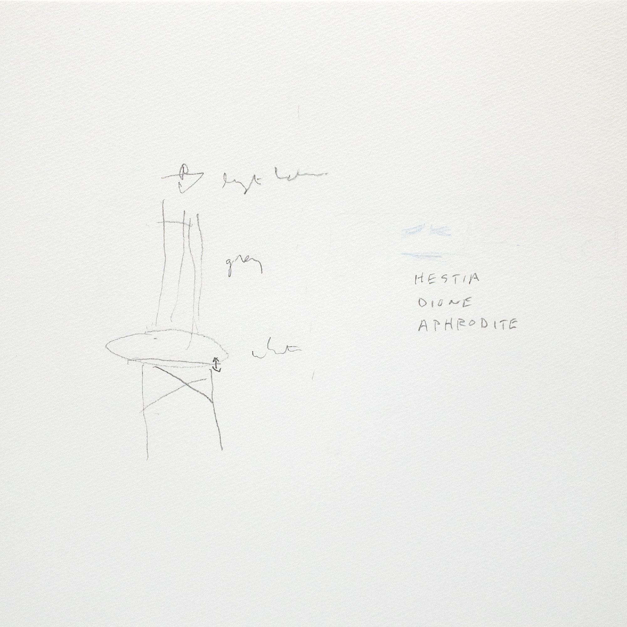 Hestia Dione Aphrodite sketch